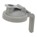 Wide Mouth Mason Jar Pour Spout Lid Leak Proof Mason Jar Flip Cap Lid with Handle Gray
