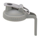 Wide Mouth Mason Jar Pour Spout Lid Leak Proof Mason Jar Flip Cap Lid with Handle Gray