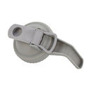 Wide Mouth Mason Jar Pour Spout Lid Leak Proof Mason Jar Flip Cap Lid with Handle Gray