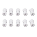 10 Pcs Plastic Quick Connect Fittings Multifunctional Plastic Quick Pipe Fitting for Home Winery Beer Brewing 3/8