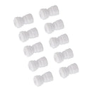 10 Pcs Plastic Quick Connect Fittings Multifunctional Plastic Quick Pipe Fitting for Home Winery Beer Brewing 3/8