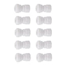 10 Pcs Plastic Quick Connect Fittings Multifunctional Plastic Quick Pipe Fitting for Home Winery Beer Brewing 3/8