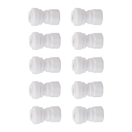 10 Pcs Plastic Quick Connect Fittings Multifunctional Plastic Quick Pipe Fitting for Home Winery Beer Brewing 3/8