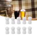 10 Pcs Plastic Quick Connect Fittings Multifunctional Plastic Quick Pipe Fitting for Home Winery Beer Brewing 3/8