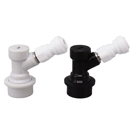 Ball Lock Disconnect Kit Beer Keg Liquid Dispenser Push in Fitting Quick Joint Connector for Beer Tube Hose 5/16