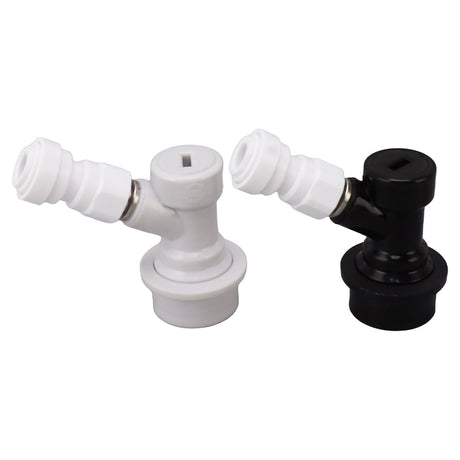 Ball Lock Disconnect Kit Beer Keg Liquid Dispenser Push in Fitting Quick Joint Connector for Beer Tube Hose 5/16