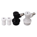 Ball Lock Disconnect Kit Beer Keg Liquid Dispenser Push in Fitting Quick Joint Connector for Beer Tube Hose 3/8