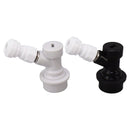 Ball Lock Disconnect Kit Beer Keg Liquid Dispenser Push in Fitting Quick Joint Connector for Beer Tube Hose 3/8
