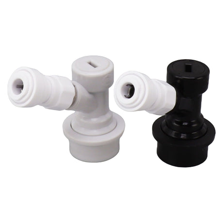 Ball Lock Disconnect Kit Beer Keg Liquid Dispenser Push in Fitting Quick Joint Connector for Beer Tube Hose 3/8