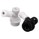 Ball Lock Disconnect Kit Beer Keg Liquid Dispenser Push in Fitting Quick Joint Connector for Beer Tube Hose 3/8