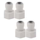 4Pcs Plastic Draft Beer Barrel Dispenser Adapter Beer Machine Maker Dispenser Adapter DN10