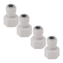 4Pcs Plastic Draft Beer Barrel Dispenser Adapter Beer Machine Maker Dispenser Adapter DN10