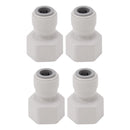 4Pcs Plastic Draft Beer Barrel Dispenser Adapter Beer Machine Maker Dispenser Adapter DN10
