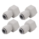 4Pcs Plastic Draft Beer Barrel Dispenser Adapter Beer Machine Maker Dispenser Adapter DN10