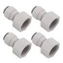 4Pcs Plastic Draft Beer Barrel Dispenser Adapter Beer Machine Maker Dispenser Adapter DN10