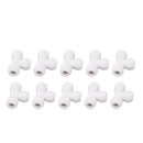10PCS Push to Connect Fittings 8mm 5/16 Tee Coupling Quick Connector Plastic Tight Sealing Tube Fittings Home Beer Brewing Parts