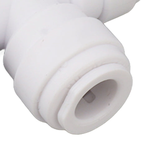 10PCS Push to Connect Fittings 8mm 5/16 Tee Coupling Quick Connector Plastic Tight Sealing Tube Fittings Home Beer Brewing Parts