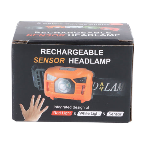 LED Headlamp Ultra Bright IPX7 Waterproof USB Rechargeable Headlamp with Sensor for Outdoor Fishing Running Camping