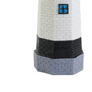 Solar Powered Lighthouse Environmentally Friendly Energy Saving Solar Lighthouse with Rotating Beacon for Garden Decor Black