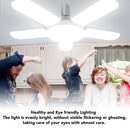 LED Garage Light Bulb 100W Garage Ceiling Lights 5 Adjustable Panels 8000lm E26 E27 6500K Daylight LED Shop Lights 85‑265V