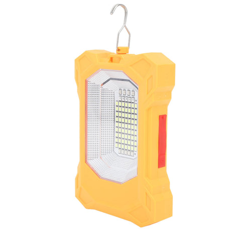 LED Solar Light Rechargeable Portable Flood Light Hooked Tent Light Outdoor Emergency Light for Camping Hiking Fishing