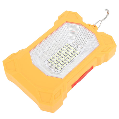 LED Solar Light Rechargeable Portable Flood Light Hooked Tent Light Outdoor Emergency Light for Camping Hiking Fishing