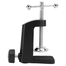 Desk C Clamp Aluminum Black 2.4inch 61mm Desk Table Mount Clamp for Desktop Table Lamp