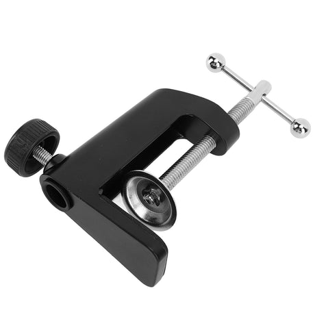 Desk C Clamp Aluminum Black 2.4inch 61mm Desk Table Mount Clamp for Desktop Table Lamp