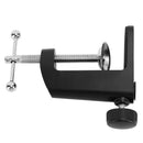Desk C Clamp Aluminum Black 2.4inch 61mm Desk Table Mount Clamp for Desktop Table Lamp