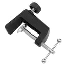 Desk C Clamp Aluminum Black 2.4inch 61mm Desk Table Mount Clamp for Desktop Table Lamp