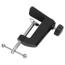 Desk C Clamp Aluminum Black 2.4inch 61mm Desk Table Mount Clamp for Desktop Table Lamp