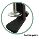 Desk C Clamp Aluminum Black 2.4inch 61mm Desk Table Mount Clamp for Desktop Table Lamp