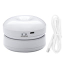 Motion Sensor Night Light 360 Degree Rotation LED Rechargeable Motion Activated Night Light for Stairs Wall Closet Cabinet White Light