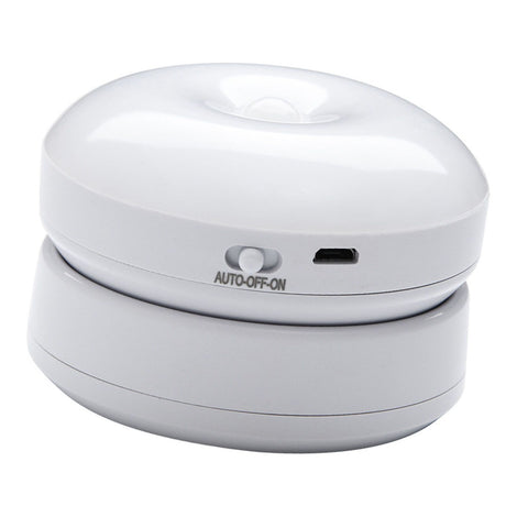 Motion Sensor Night Light 360 Degree Rotation LED Rechargeable Motion Activated Night Light for Stairs Wall Closet Cabinet White Light