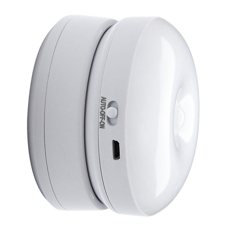 Motion Sensor Night Light 360 Degree Rotation LED Rechargeable Motion Activated Night Light for Stairs Wall Closet Cabinet White Light