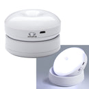 Motion Sensor Night Light 360 Degree Rotation LED Rechargeable Motion Activated Night Light for Stairs Wall Closet Cabinet White Light