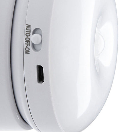 Motion Sensor Night Light 360 Degree Rotation LED Rechargeable Motion Activated Night Light for Stairs Wall Closet Cabinet White Light