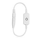 12‑24V 4A Mini LED Dimmer Touch Switch Single Color Light Emitting Diode Strip Light Brightness Controller On Off Switch White