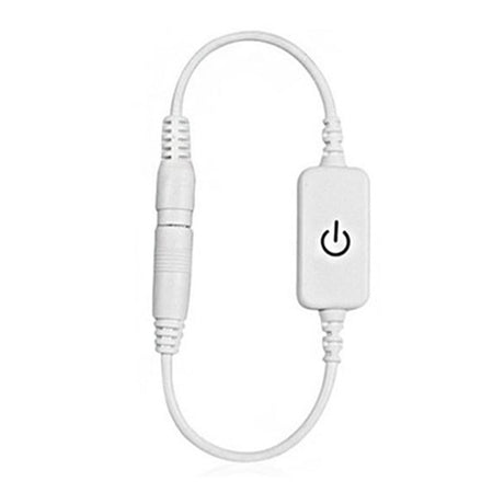 12‑24V 4A Mini LED Dimmer Touch Switch Single Color Light Emitting Diode Strip Light Brightness Controller On Off Switch White