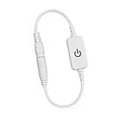 12‑24V 4A Mini LED Dimmer Touch Switch Single Color Light Emitting Diode Strip Light Brightness Controller On Off Switch White