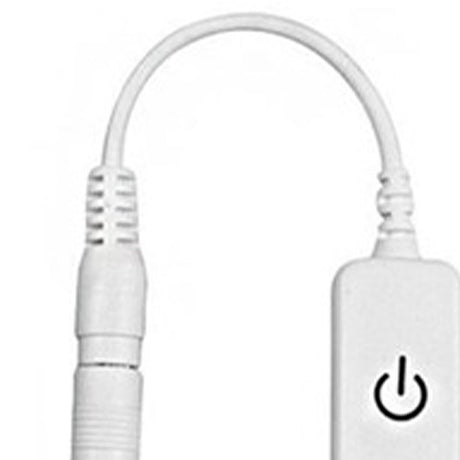 12‑24V 4A Mini LED Dimmer Touch Switch Single Color Light Emitting Diode Strip Light Brightness Controller On Off Switch White
