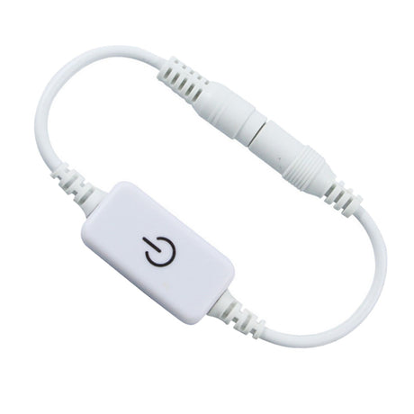 12‑24V 4A Mini LED Dimmer Touch Switch Single Color Light Emitting Diode Strip Light Brightness Controller On Off Switch White