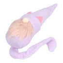 Faceless Dwarf Doll Flannel Halloween Ornament Decoration Halloween Props for Indoor Outdoor PartyRed