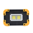 Mini LED Flood Light COB Emergency Flood Light USB Charging Double Square Camping Light Tent Work Light for Outdoor