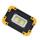 Mini LED Flood Light COB Emergency Flood Light USB Charging Double Square Camping Light Tent Work Light for Outdoor
