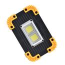 Mini LED Flood Light COB Emergency Flood Light USB Charging Double Square Camping Light Tent Work Light for Outdoor