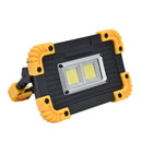 Mini LED Flood Light COB Emergency Flood Light USB Charging Double Square Camping Light Tent Work Light for Outdoor