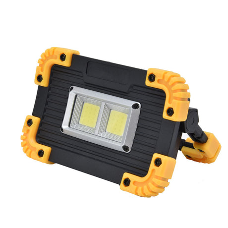 Mini LED Flood Light COB Emergency Flood Light USB Charging Double Square Camping Light Tent Work Light for Outdoor