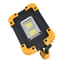 Mini LED Flood Light COB Emergency Flood Light USB Charging Double Square Camping Light Tent Work Light for Outdoor