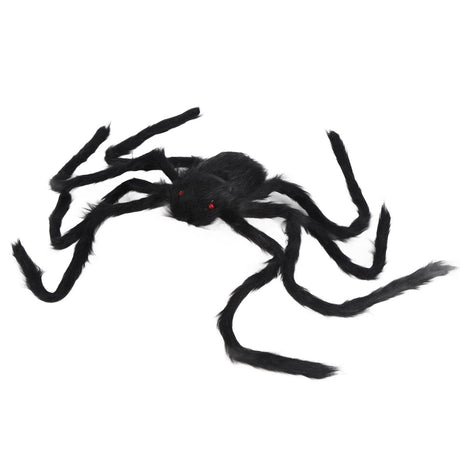 Spiders Halloween Decor Terrible Reusable Black Giant Spider Halloween Decoration for Indoor Outdoor90cm